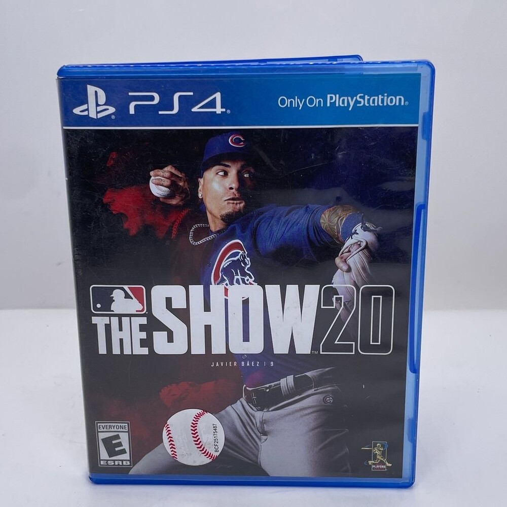 MLB The Show 20 PS4 (Sony PlayStation 4, 2020) Baseball Javier Baez No Manual